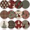Paper Plaid Woodland Scrapbook Specialty Paper Double Sided Xmas Craft Paper For DIY Card Making Photo Album Decor, 6 x 6 Inch